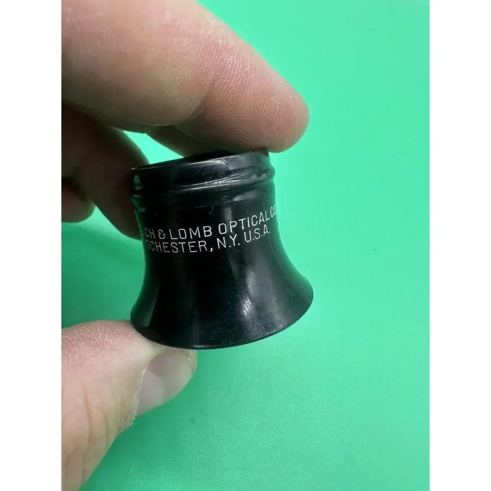 Vintage Plastik BAUSCH & LOMB OPTICAL LENS 2 1/2inch-4x
